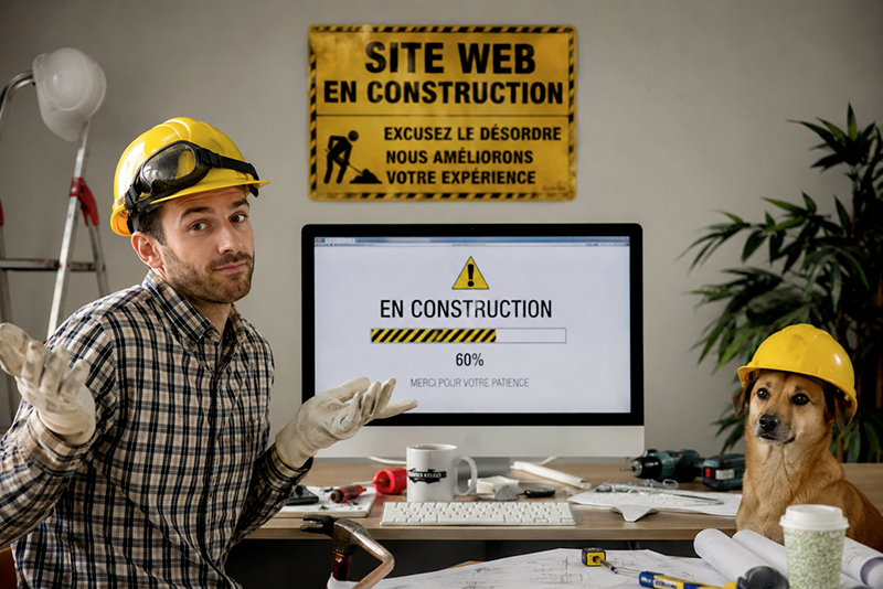 en construction