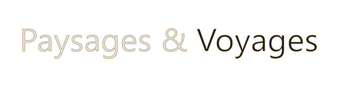 paysage & voyages titre
